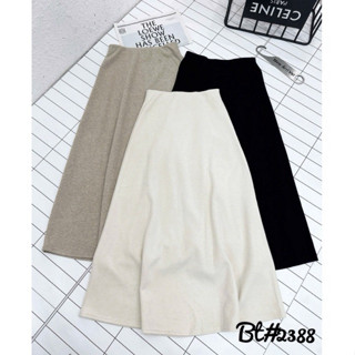  CHÂN VÁY DẠ XOÈ DÁNG DÀI TRƠN FROM BASIC HÀNG k QCL1 MS2398098 