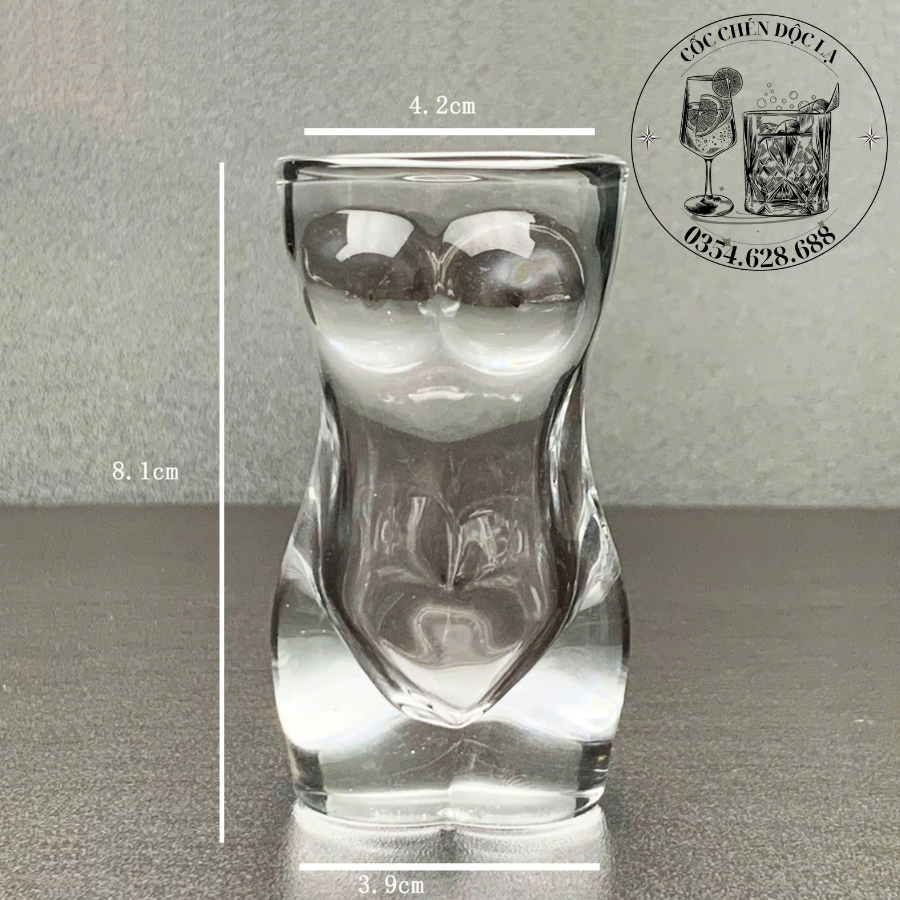 LY ĐỘC ĐÁO - Ly Body Thiết Kế- Ly Rượu Body Nữ Cao- 30ml