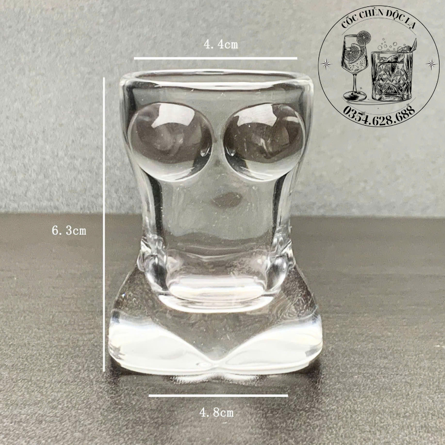 LY ĐỘC ĐÁO - Ly Body Thiết Kế- Ly Rượu Body Nhỏ- 30ml