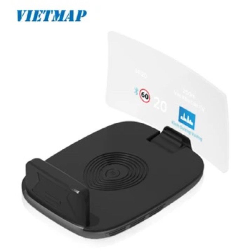 (VietMap Live Free Vĩnh Viễn) Bộ HUD kính lái Vietmap H1N Chính Hãng - Bảo Hành chính hãng