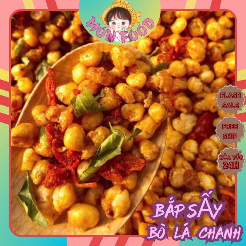 Bắp Sấy Bò Lá Chanh ( 500gr)