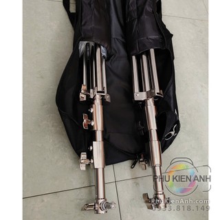 Túi chống sốc đựng tripod, chân đèn, có 2 túi phụ chống sốc cho chân đèn