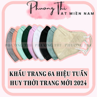    Siêu Ưu Đãi   Set 100 Cái Khẩu Trang 6A Tuấn Huy 4 Lớp Kháng Khuẩn Chống Nắng Chống Bụi Tia UV Hàng Hottrend 2024 