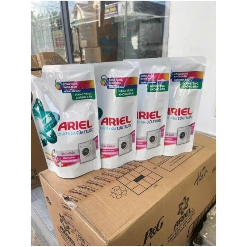 Nước Giặt Ariel Đậm Đặc Sạch Nhanh Túi nhỏ 400ml/330ml