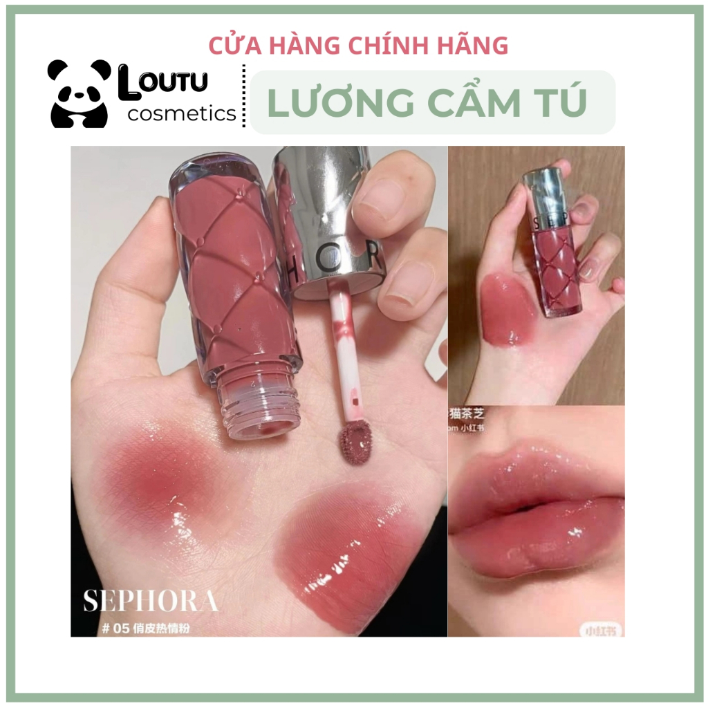 [𝐀𝐔𝐓𝐇𝐄𝐍𝐓𝐈𝐂-Loutu] Son Bóng Sep 05 Hồng Plump Lip Gloss