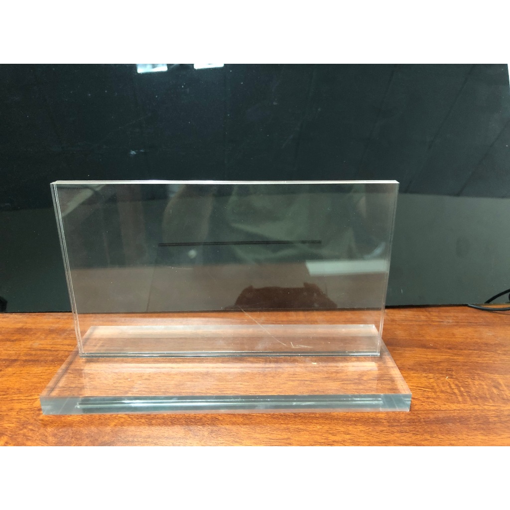 KT 23x13.5 cm - BẢNG TÊN MICA ĐỂ BÀN - BẢNG TÊN ĐỂ BÀN - BIỂN CHỨC DANH - Mica Nguyễn