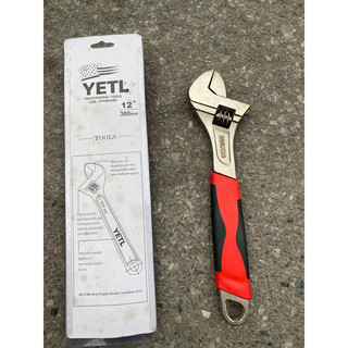Mỏ lết YETI tay bọc cao su đỏ 12”