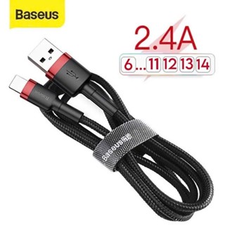 Dây sạc chính hãng Baseus dùng cho 6 7 ...12 13 14 Cáp bọc dù dài 1m 2 mét 3m