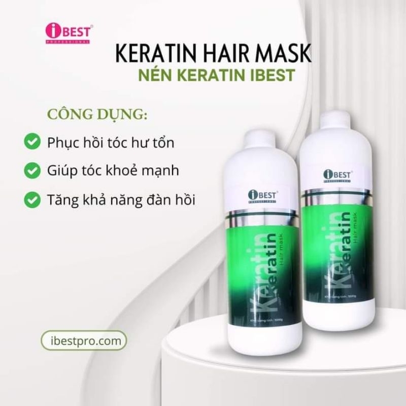Nén keratin ibest 1000ml