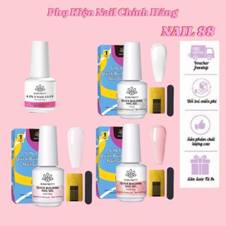 Gel 6in1 nail Glue BORN PRETTY, Gel biad đắp móng, BORN PRETTY Sơn Biab Nhanh Builder Gel Biad Gắn Móng Tay