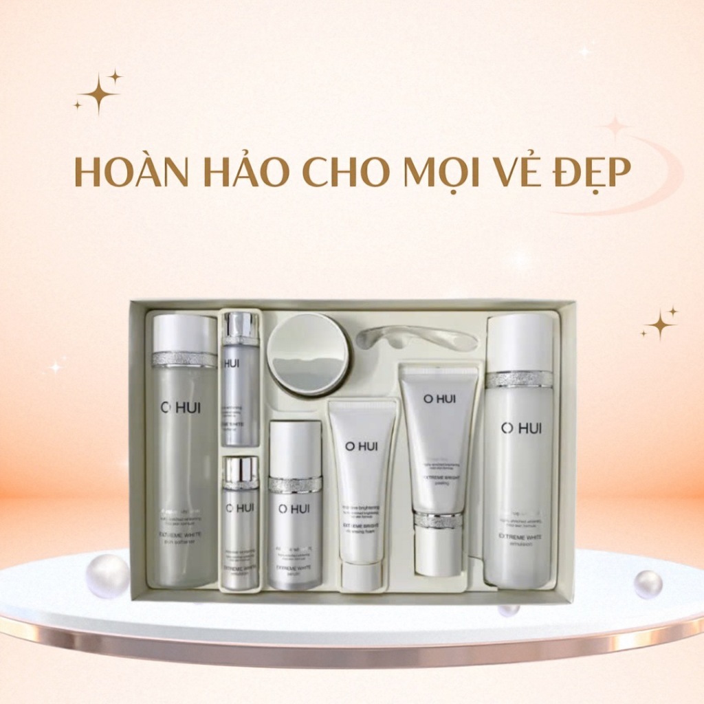 Sét dưỡng trắng da-Sét Ohui trắng siêu hiếm