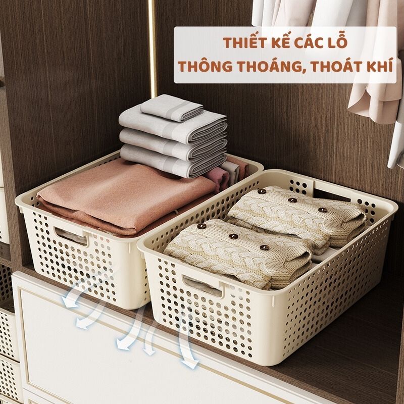 Khay Nhựa Chữ Nhật ENODA HOME, Rổ Nhựa PP Đựng Đồ Đa Năng Q034 | BigBuy360 - bigbuy360.vn