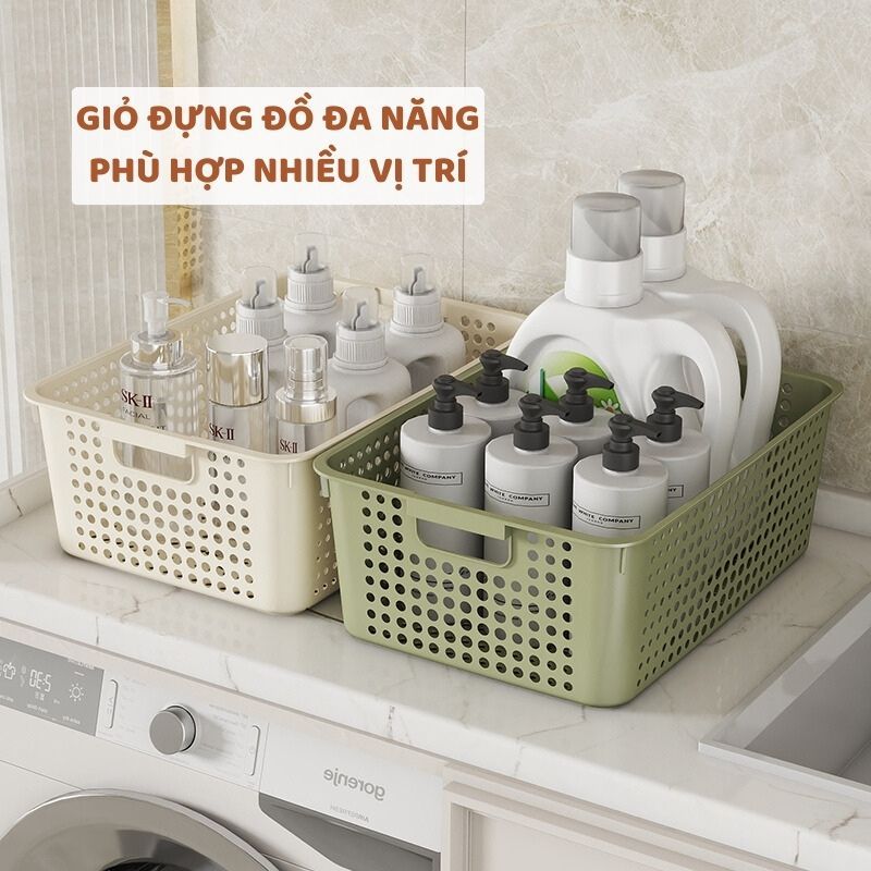 Khay Nhựa Chữ Nhật ENODA HOME, Rổ Nhựa PP Đựng Đồ Đa Năng Q034 | BigBuy360 - bigbuy360.vn