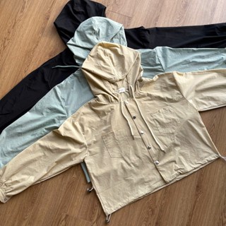 ( XẢ HÀNG) Áo khoác gió bấm cúc 1 lớp Miho house