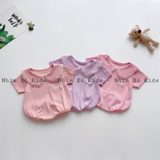 [3-12kg] Body Tăm Lạnh Cổ Bèo NHÍM XÙ KIDS Cho Bé Gái Sơ Sinh, 1 Tuổi, 2 Tuổi Mềm Mát B094