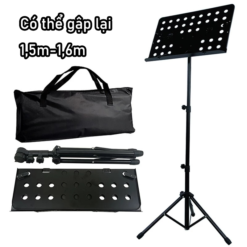 【🔥Free ship🔥】Giá Để Sách Nhạc I Giá Để Bản Nhạc Xếp Gọn I Giá Nhạc Trưởng Chắc Chắn I Vinaguitar catalog