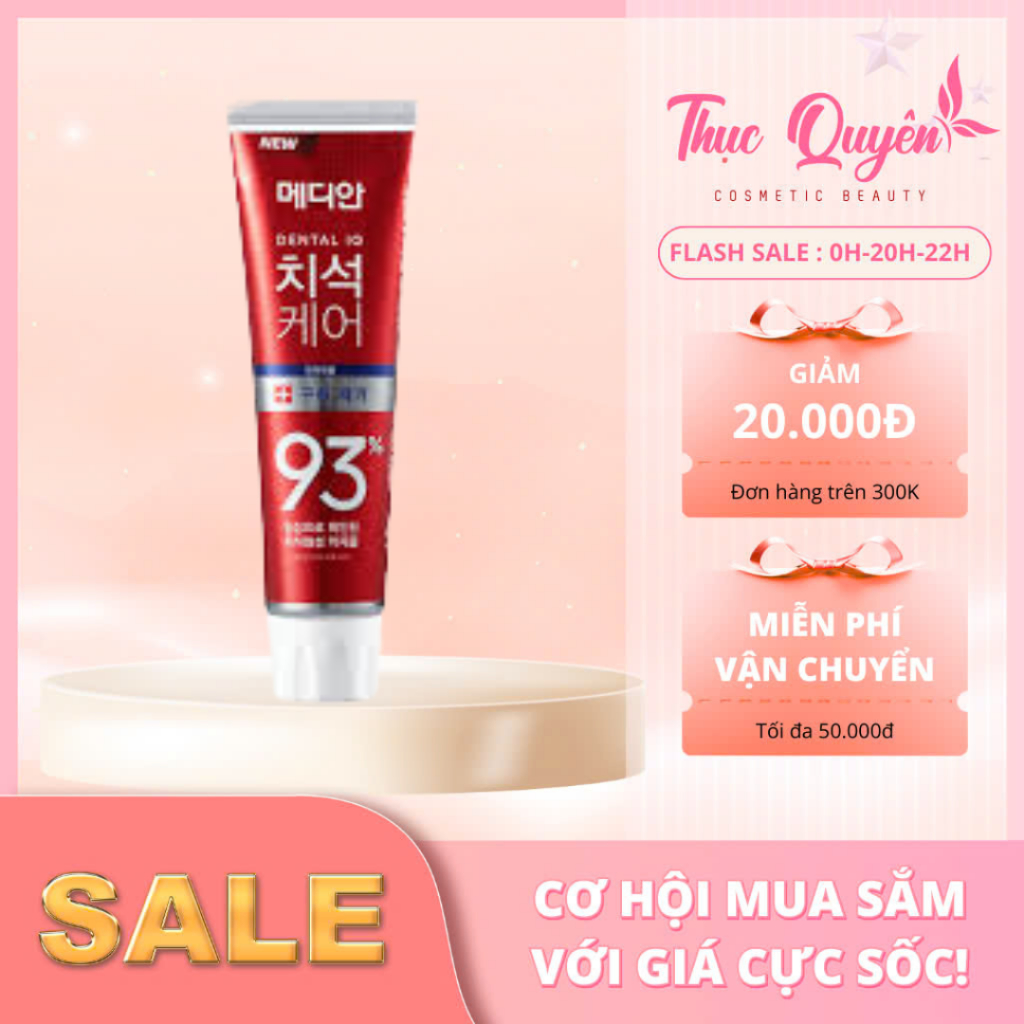 Kem Đánh Răng Median Màu Đỏ Kem Đánh Răng Giúp Trắng Răng, Giảm Ố Vàng, Loại Bỏ Mùi Hôi, Chống Sưng 