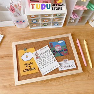 Bảng ghim gỗ bần, treo ảnh, postcard trang trí, Bảng gim gỗ decor sáng tạo Vintage (Tặng kèm ghim + dây gai + móc)