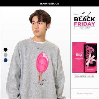 [Hộp hoa] Áo sweater unisex chính hãng IDEVERRAY [Love Bite - Cắn yêu] Popsicle chất nỉ 350gsm