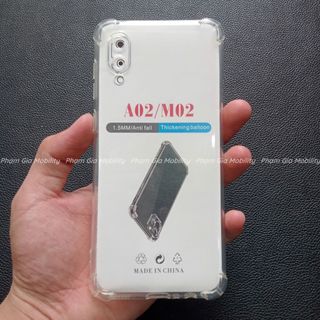 Ốp lưng Samsung Galaxy A02/ M02 loại dẻo trong và chống sốc bảo vệ camera cao cấp, bền đẹp