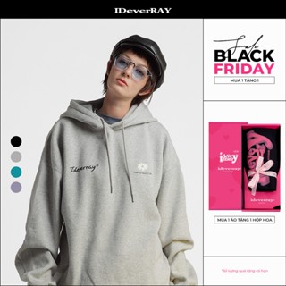 [Hộp hoa] Áo hoodie unisex cao cấp chính hãng IDEVERRAY Floral form oversize chất nỉ 350gsm