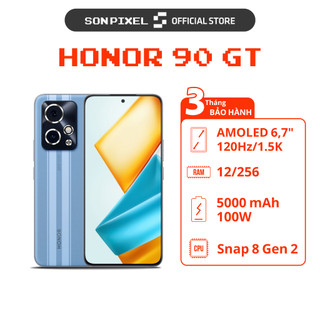  Điện thoại Honor 90 GT Chip Snapdragon 8 Gen 2 Ram 12 256GB Pin 5000 mAh Chơi Game Mượt Mà. SonPixel 