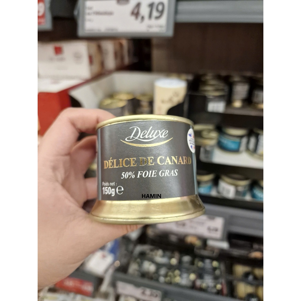 [2028] Pate gan ngỗng Deluxe 50% Foie Gras  -  hàng Pháp đi máy bay