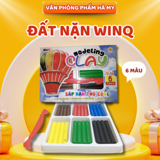 Đất Nặn Thủ Công 6 Màu WinQ D-06 Mềm Dẽo, Không Dính Tay