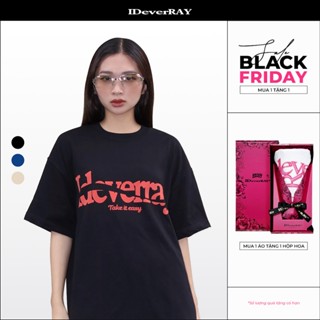 [Hộp hoa] Áo thun unisex cao cấp chính hãng IDEVERRAY MetroCouture form oversize chất cotton 260gsm