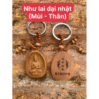 Móc khoá gỗ 8 vị phật bổn mệnh