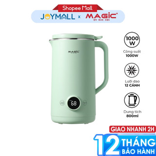  Máy Xay Nấu Sữa Hạt Đa Năng MAGIC A-95 800ml Hàng Chính Hãng Lưỡi Dao 8 Cánh Đa Chiều - JoyMall 