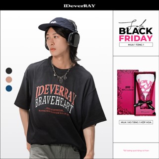 [Hộp hoa] Áo thun unisex chính hãng IDEVERRAY [BraveHeart - Dũng cảm yêu] chất cotton - 260gsm
