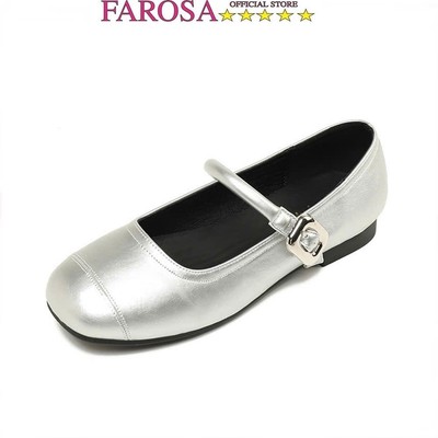 Giày hài bệt búp bê nữ chất da mềm FAROSA -TH78 giày hài quai khóa ngang cực hót trend