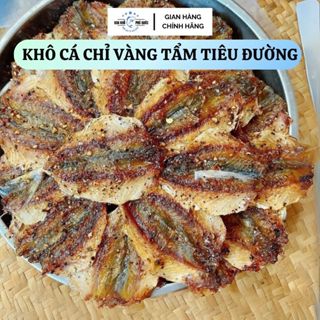  Khô Cá Chỉ Vàng Ướp Tẩm Gia Vị Tiêu Đường  Phú Quốc  - Nhà Làm Phơi Nắng Tự Nhiên 