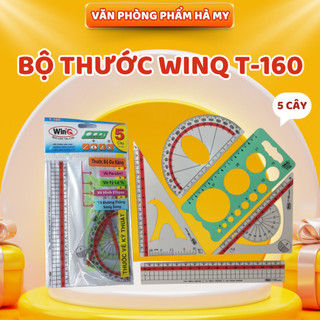 Thước Bộ Đa Năng 5 Cây WinQ T-160 Tiện Dụng Cho Học Sinh, Sinh Viên