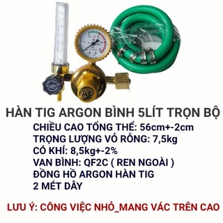 Hàn Tig Bình Argon 8Lít