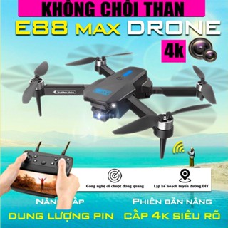 Flycam E88 MAX Tránh chướng ngại vật camera kép góc rộng độ phân giải cao 4K 4k Drone camera kép Truyền tín hiệu wifi 5G