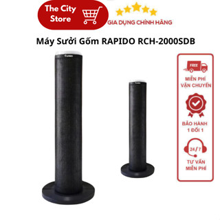 Máy Sưởi Gốm RAPIDO RCH-2000SDB Công Suất 2000w Làm Ấm Phòng Nhanh, Công Nghệ Ceramic Không Đốt Oxy, Bảo Hành 12 Tháng.