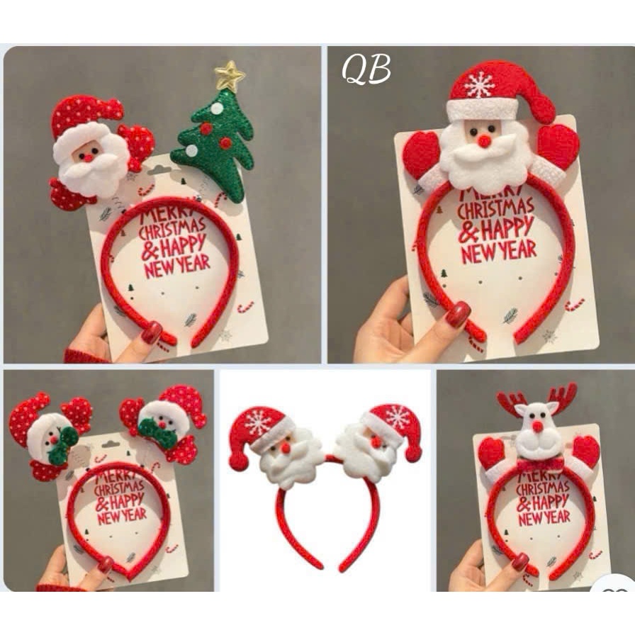 Bờm Băng Đô Cài Tóc Giáng Sinh Noel Phát Sáng, Bờm Sừng Noel Cho Bé, Quà Tặng Giáng Sinh Cho Các Bé
