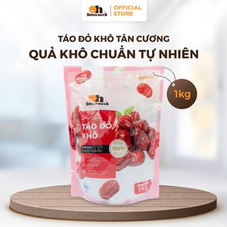  Táo Đỏ Khô Tân Cương Smile Nuts Túi 1kg - Nhập khẩu Tân Cương - Hàng khô tự nhiên vị ngọt thanh dễ ăn 