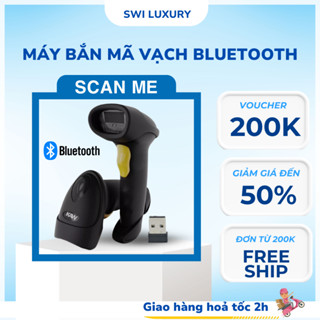  Máy Bắn Mã Vạch KAW Cầm Tay Cao Cấp Bắn Mã Vạch QR Có Dây Không Dây Bluetooth 