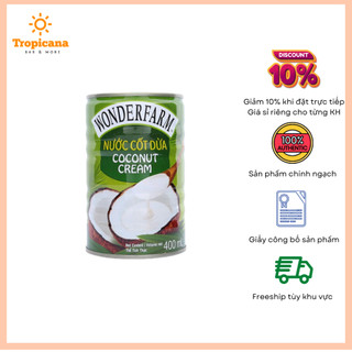 THÙNG Nước cốt dừa Wonderfarm - 24 lon 400ml 