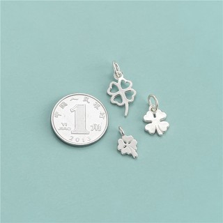 [S925] Charm bạc cỏ 4 lá cao cấp