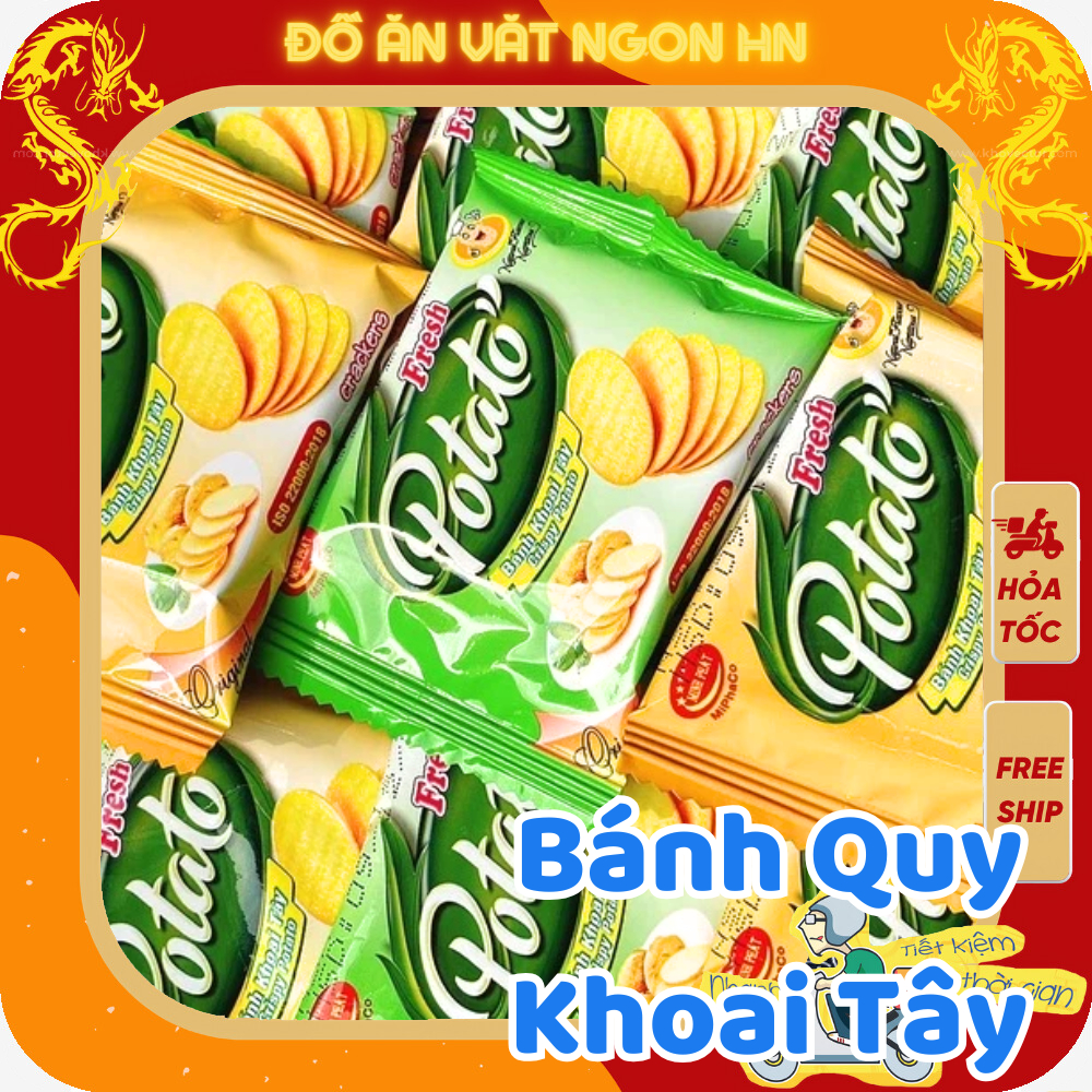 Bánh khoai tây potato minh phát 500g đồ ăn vặt và bánh kẹo giá rẻ