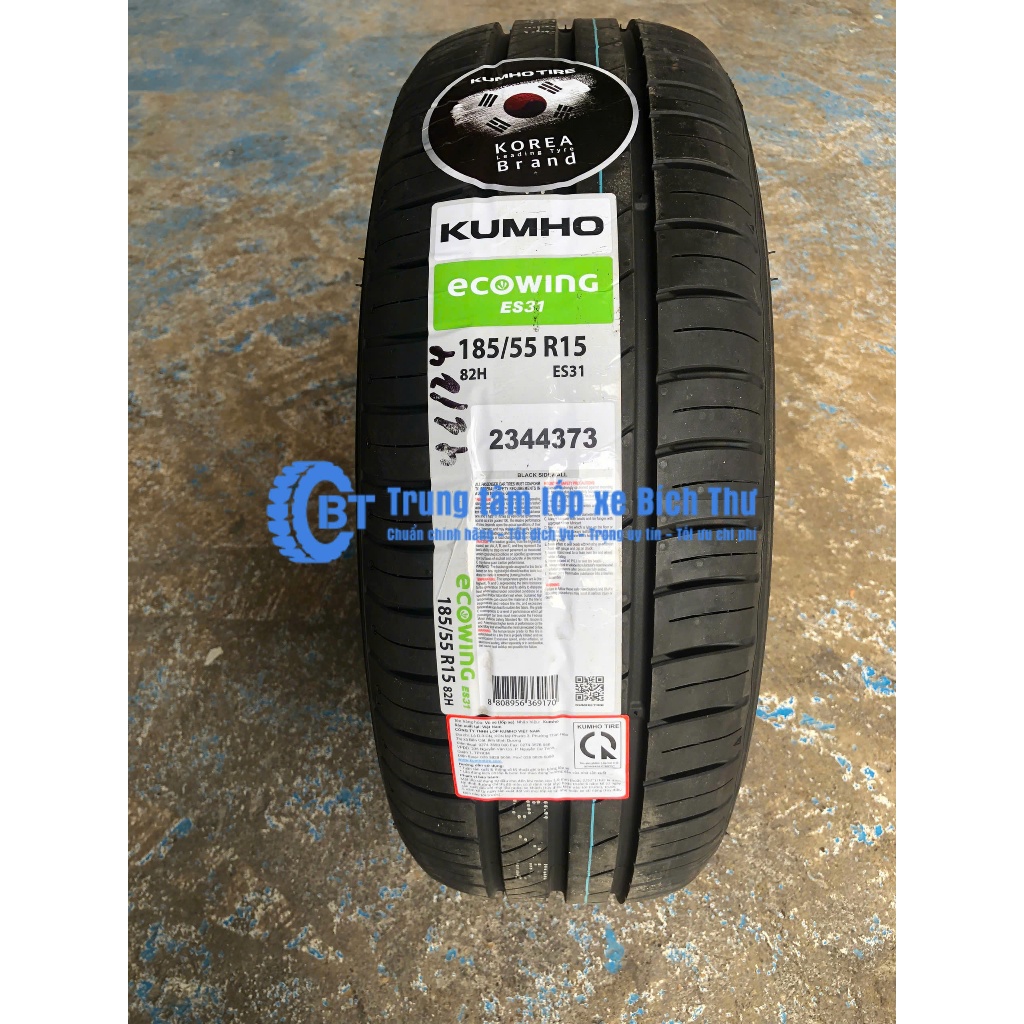 Lốp Kumho 185/55R15 ES31 Cửa Hàng Lốp Bích Thư, Lốp Xe Cao Cấp An Toàn Hiệu Suất Cao