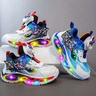  Bé Trai Giày Thể Thao bé trai  Thời Trang SIÊU NHÂN Giày Nam Thoáng Khí Chống Trơn Trượt Đế Mềm Ru 