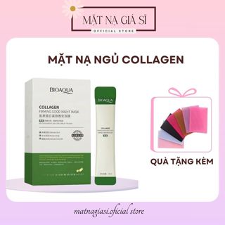 [Full Hộp] Mặt nạ ngủ Collagen Bioaqua - mặt nạ ngủ qua đêm cấp ẩm căng bóng da - matnagiasi