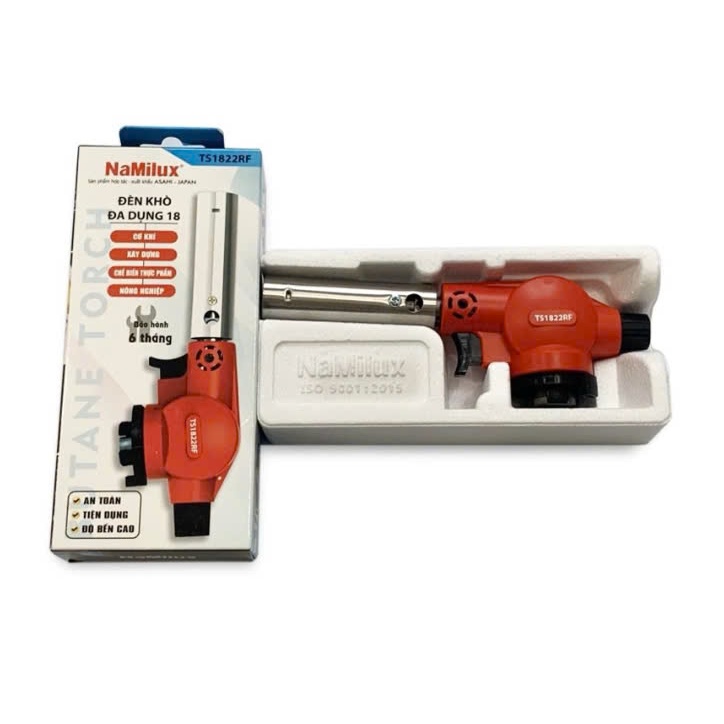 Đèn khò gas mini NAMILUX TS1822RF - [ HỎA TỐC ] - Đèn khè ga ECO 18 Công suất cao 1.8 kW