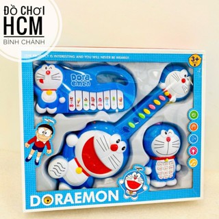 [MỚI VỀ] Bộ đồ chơi đàn ghita piano organ điện thoại Doremon Kitty cho bé thích âm nhạc, đồ chơi nhạc cụ 1226 KT