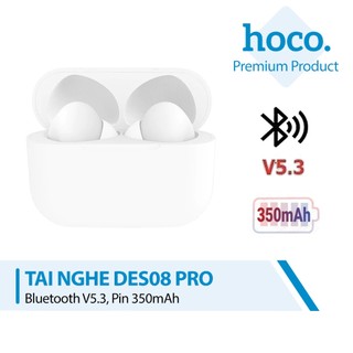 Tai nghe Bluetooth V5.3 Hoco DES08 Pro hỗ trợ định vị, đổi tên, chạm cảm ứng dung lượng 350mAh